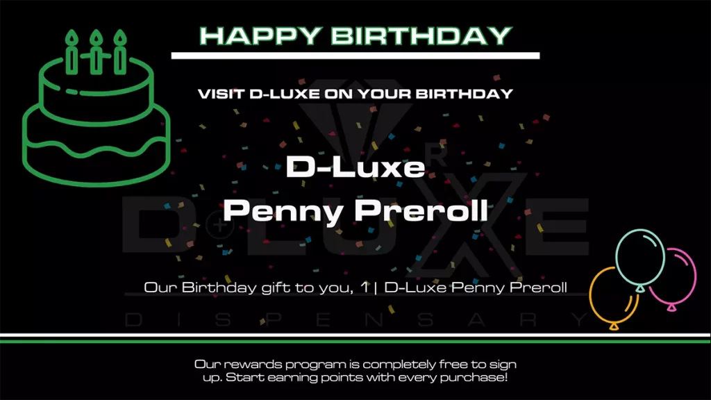 D Luxe Birthday penny preroll